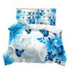 Butterfly pattern bedding set 3D digital printing fashion design decoration king size set three-piece set