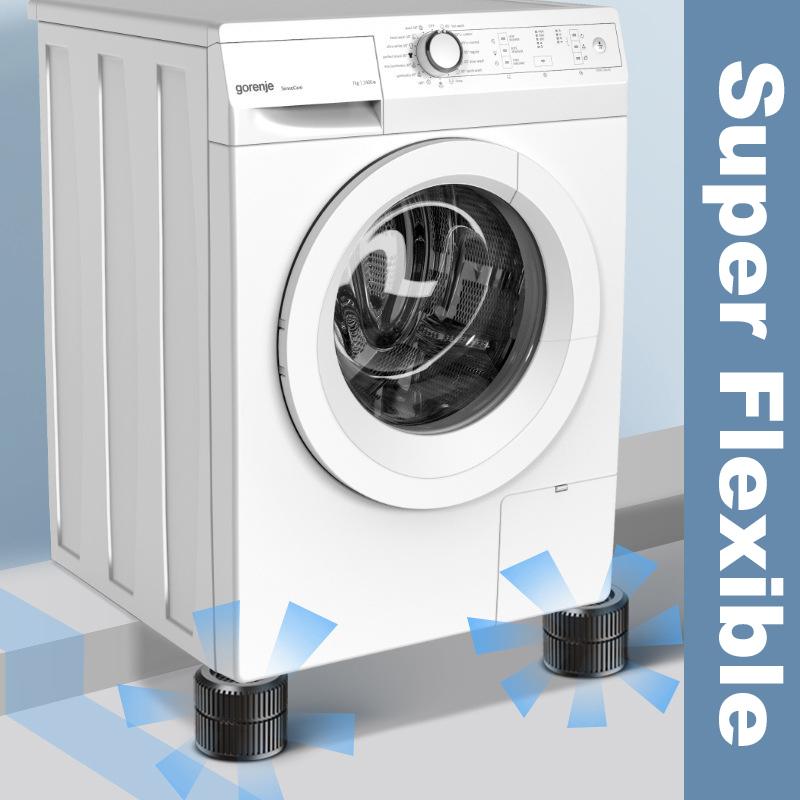 4Pcs Washing Machine Anti Vibration Pads Furniture Foot Anti Slip Pads Refrigerator Raised Bases Washing Machine Support Pads