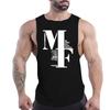 Men'S Clothing Fashion Casual Street Sleeveless Vest Crewneck Comfortable Breathable English Letter Printed Quick-Drying Top