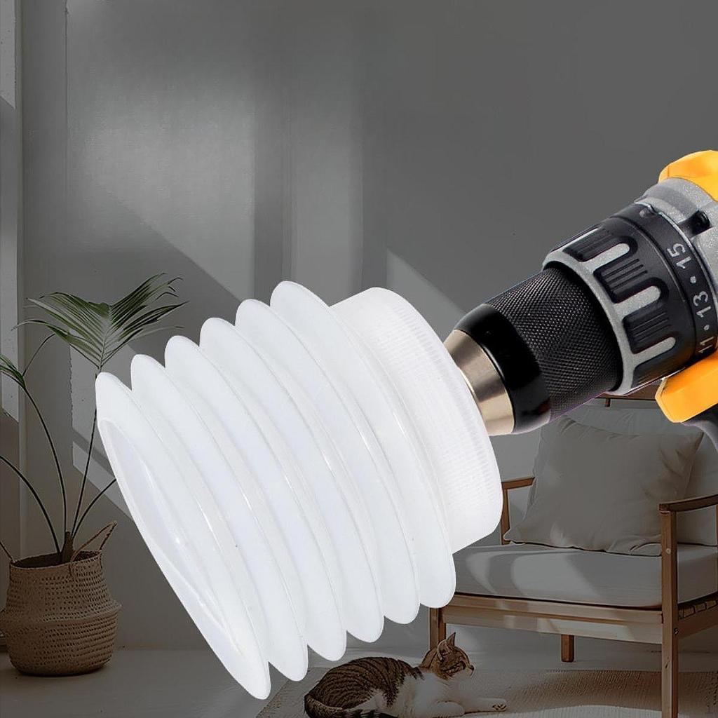 Крышка для сбора пыли от дрели, противоударная чаша для резки потолка, пылезащитное отверстие для золы