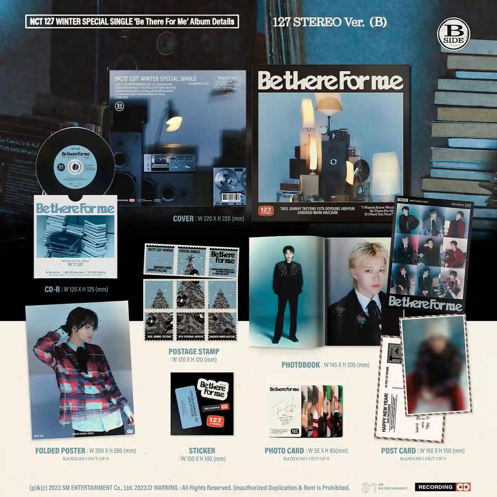 Альбом NCT 127 - [Be There For Me] Winter Special Single 127 STEREO