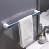 1pc Small Size Towel Rack Bathroom Punch-free Towel Bar Simple Creative Bathroom Towel Rack