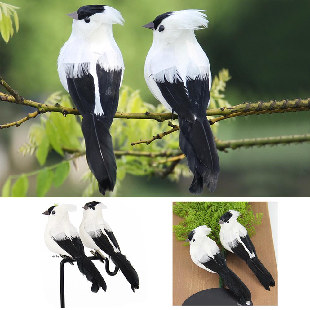 Bird Feather Christmas Bird Simulation Bird Garden Decoration Bird Foam Fake Bird