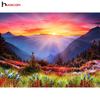 HUACAN Пейзаж Полный дрель 5D DIY Алмазная картина Вышивка Крестом Ремесло СДЕЛАНО