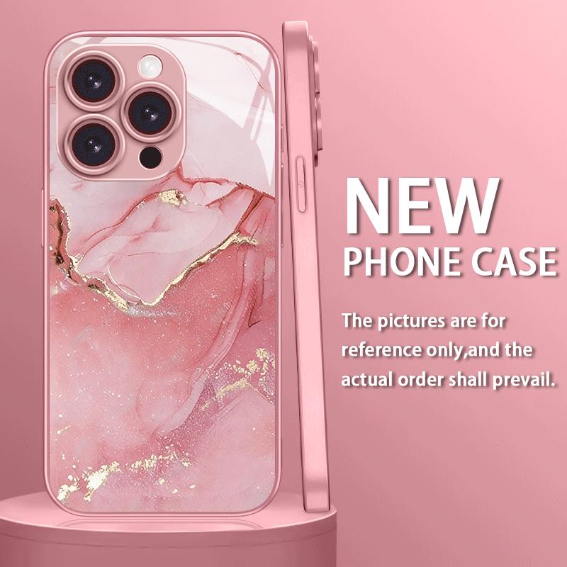 Красочный гальванизированный стеклянный чехол для телефона iPhone 17 16 15 14 13 12 11 Pro Max Plus 16E 17Air
