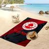 Nottingham Forest FC Personalized Printed Beach Towel Soccer Logo Support Custom Name Text Absorbent Towel For Sport Travel Special Gift