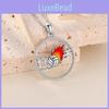 Volleyball Pendant Hollow Necklace Oil Finish Alloy Chain Enthusiasts Fashion