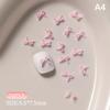 50 шт. Бантики из ленты, аксессуары для ногтей, 3D, плоская задняя сторона, смола, бантики, шармы для ногтей, сделай сам, весенний дизайн ногтей, декоративные элементы