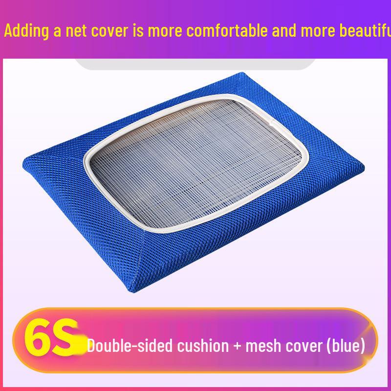 Дышащая летняя сетчатая подушка для стула с деревянным каркасом