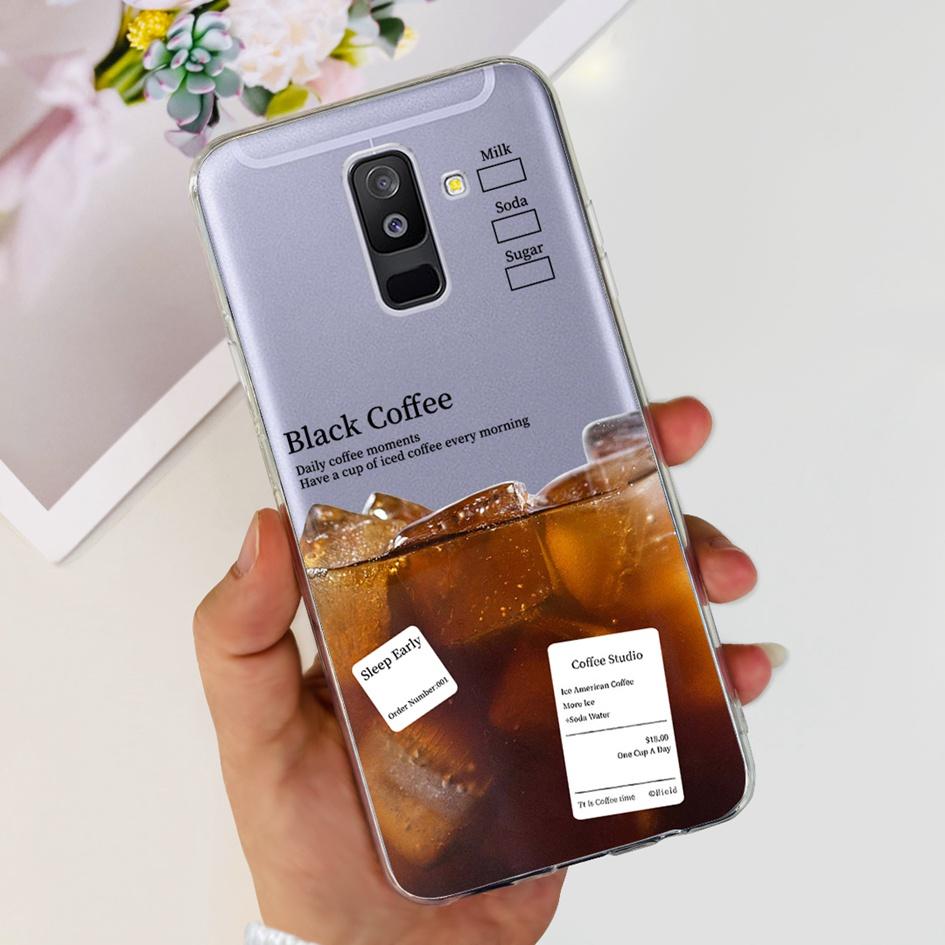 For Samsung A6 Plus 2018 Case SM-A605F New Fashion Butterfly Marble Soft Silicone Funda For Samsung Galaxy A6 A6+ SM-A600F Cover