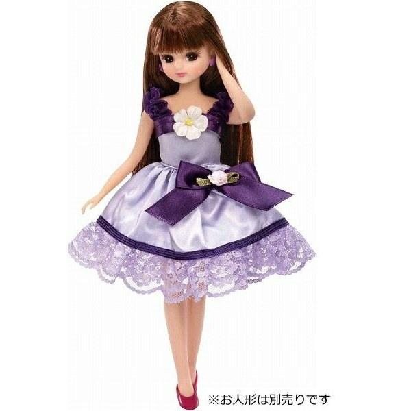 Licca-chan Dress LW-03 Grape Ribbon Flower (Licca-chan Doll Dress-Up Girls Takara Tomy)