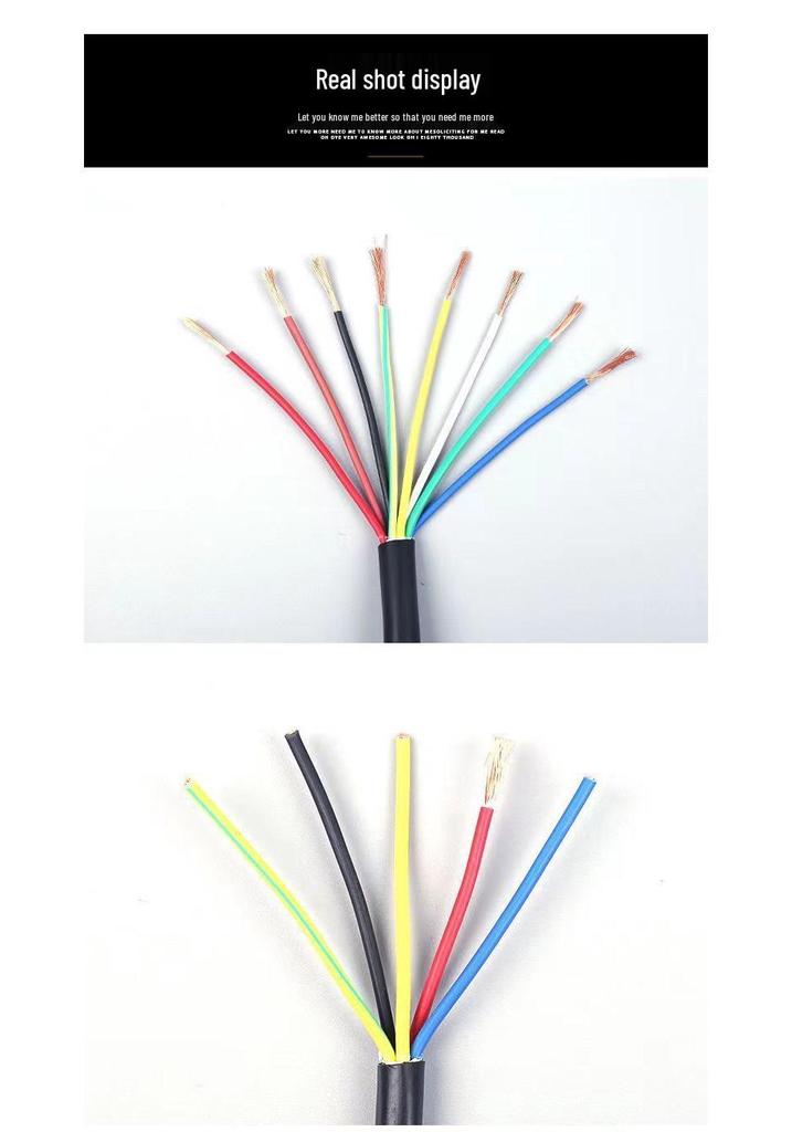 RVV Multicore Soft Sheathed Control Cable - 12 to 30 Cores
