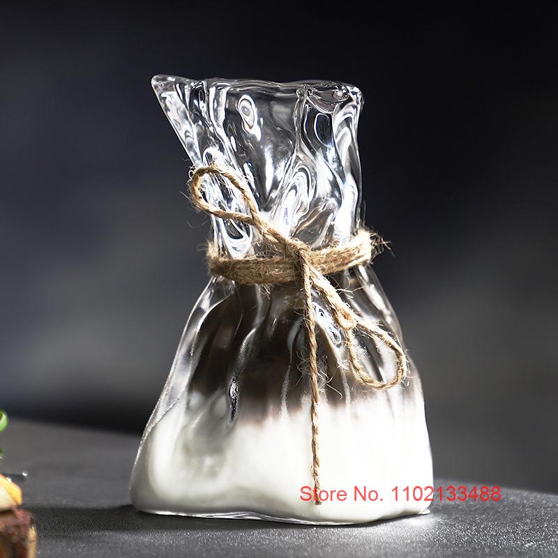 300ml Colorful Cocktail Glasses Creative Origami Art Vase Bar Glassware Mixed Wine Cup Restaurant Juice Coffee Mug Beer Tumbler