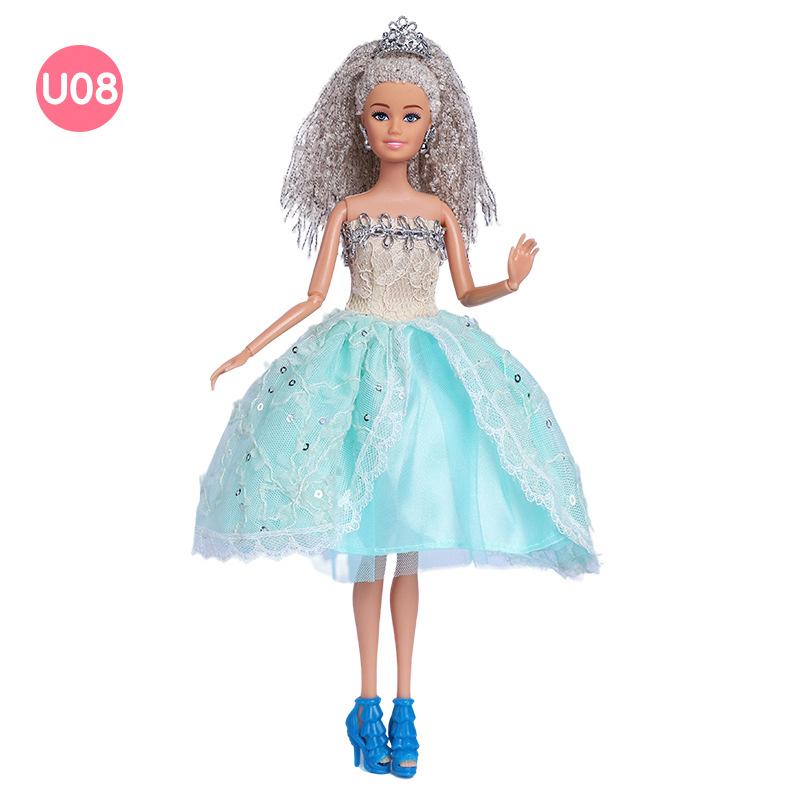 Кукла Барби 30 см с грязными косичками, европейская и американская личность, многосуставной подвижный целый комплект упакованной кукольной кружевной одежды
