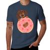Love Chocolate Dachshund Sausage Dog And Donut Tshirt Large Size Short Sleeve Tshirt
