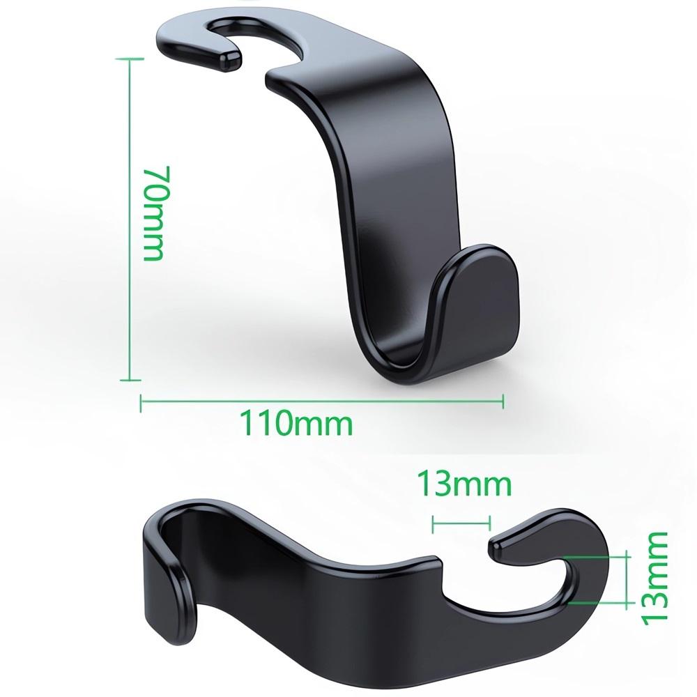 2 шт. Креативный автомобильный крючок, вешалка для сиденья, крючки для аксессуаров за сиденьем, органайзер, крючок, сумки, одежда, всякая всячина, зажим для салона автомобиля