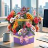 Бумажная Pop-Up Цветочная Открытка на День Матери для Мамы 3D Цветочная Открытка Подарки на Дни Рождения Юбилеи День Святого Валентина с Конвертом