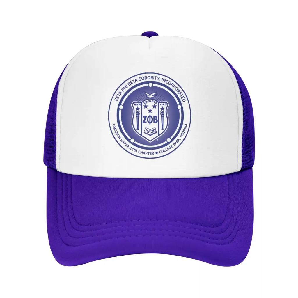 Custom Zeta Phi Beta Trucker Hat Unisex Women Adjustable Unisex Baseball Cap Outdoor Dad Hat
