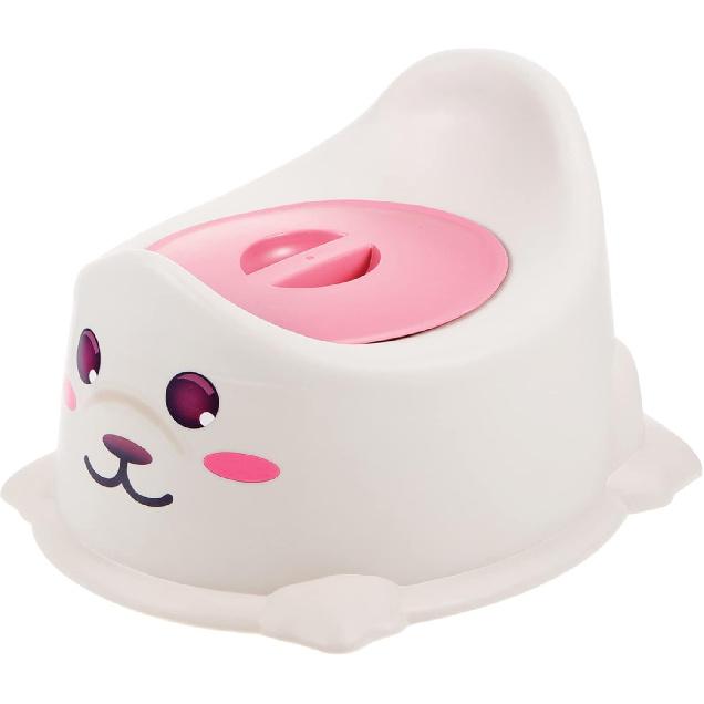 1pc Portable Potty Thicken Toilet for Travel Lightweight Design for Boys Girls Ergonomic Training Toilet for Home Use Gray Seal Color