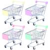 Dollhouse Furniture Supermarket Shopping Basket Supermarket Handcart Trolley Dollhouse Accessories