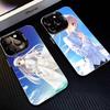 Yosuga no Sora Чехол для телефона для iPhone17,16,15,14,13,12,11 Plus,Pro Max Черный Матовый Ударопрочный Чехол