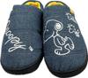 Сандалии комнатные тапочки двухцветные Snoopy Denim милые домашние туфли средние [Peanuts] женские PN8332-02