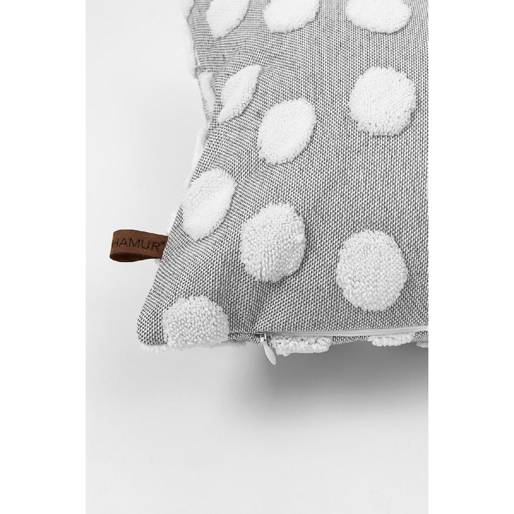 Bohemian Special Design Punch Pattern Decorative Rectangular Throw Pillow Case Point Ecru