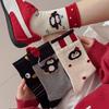 Trendy Cute Penguin Cotton Mid-Calf Women's Socks - Original Boneless Design for Autumn and Winter