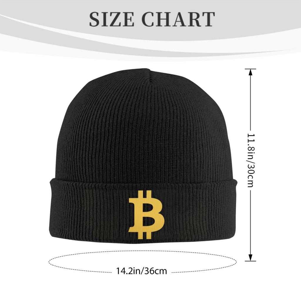 Шапки с принтом Bitcoin для водителей грузовиков, унисекс, эластичная вязаная шапка, зимние теплые шапки-бини, головные повязки, дорожная кепка, шапки-бини