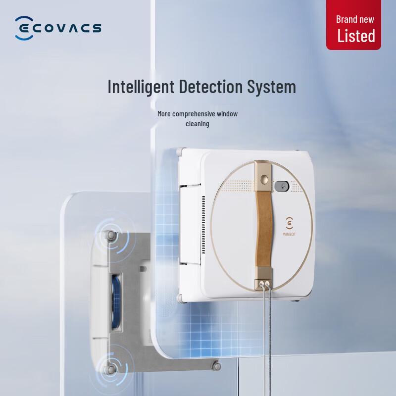 ECOVACS Автоматический робот-очиститель окон W1S Pro, штекер CN (адаптер в комплекте)