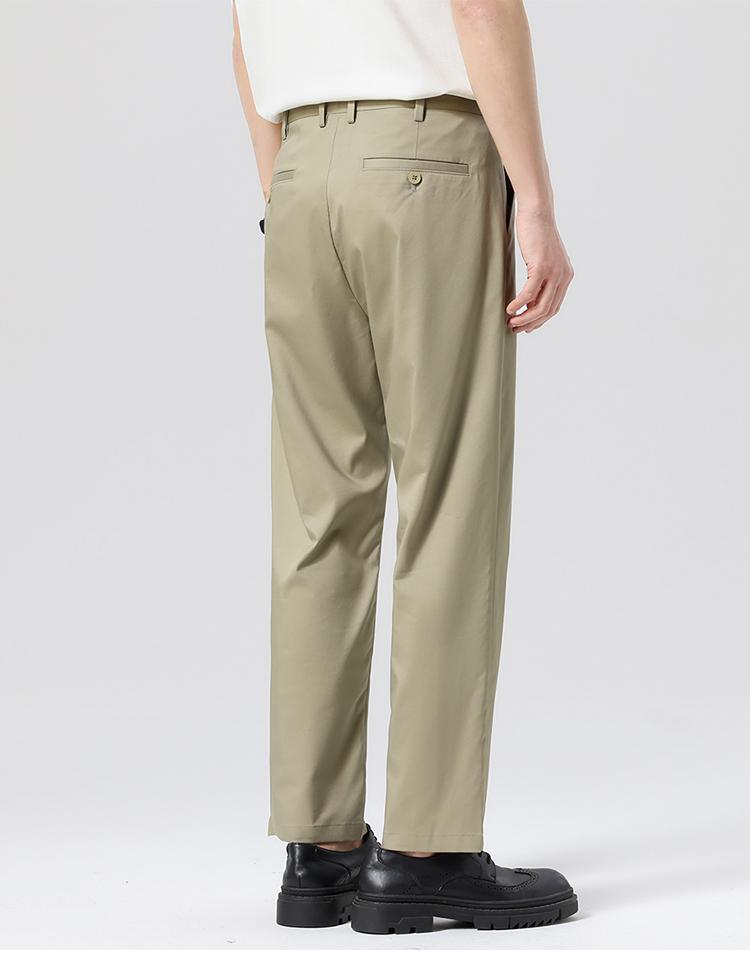 Light business versatile thin tapered men's casual pants made of Lyocell Tencel cotton