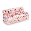 3 Pcs/set Sofa Couch 2 Cushions For Kids Dollhouse Furniture Printing