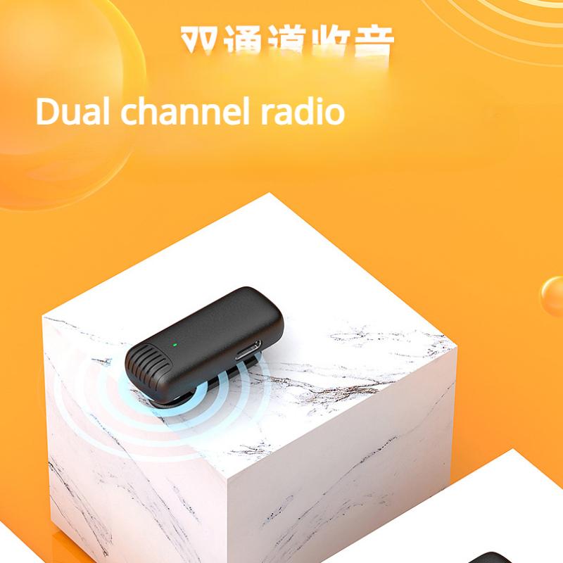 Беспроводной петличный микрофон радиоприема Специальное оборудование для прямой трансляции в реальном времени Микрофон высокой четкости Интеллектуальные микрофоны с шумоподавлением