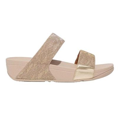 Женские шлепанцы FitFlop Glitz с двойным ремешком