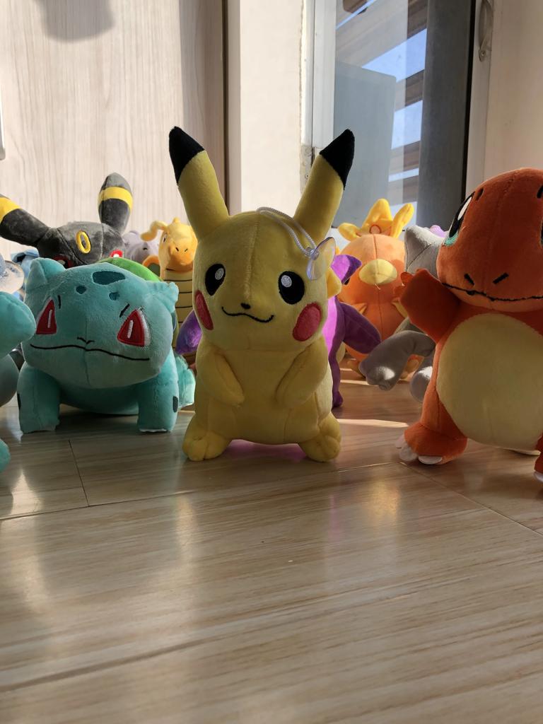 Black Color Pikachu Turtwig Doll Peluche Squirtle Cyndaquil Cubone Blastoise Oshawott Plush Toysstuffed Doll Xmas Gift