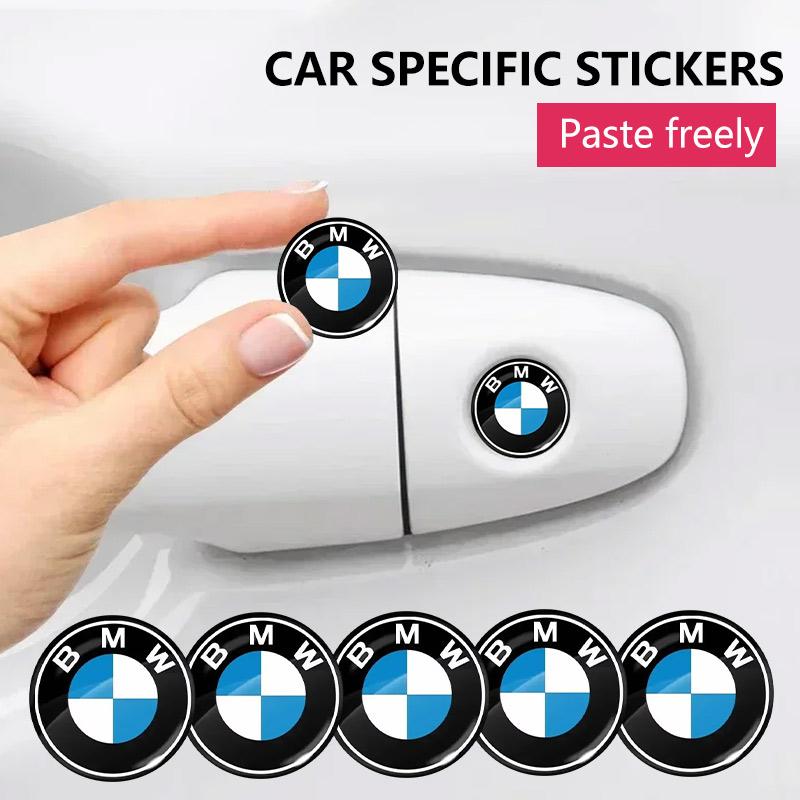 BAGE7 2026 Car Sticker Car Lock Keyhole Stickers Door Lock Protect Car Stickers For BMW X1 X3 X4 X5 E46 E90 F20 E60 E39 F10 M1 M2 M3 M