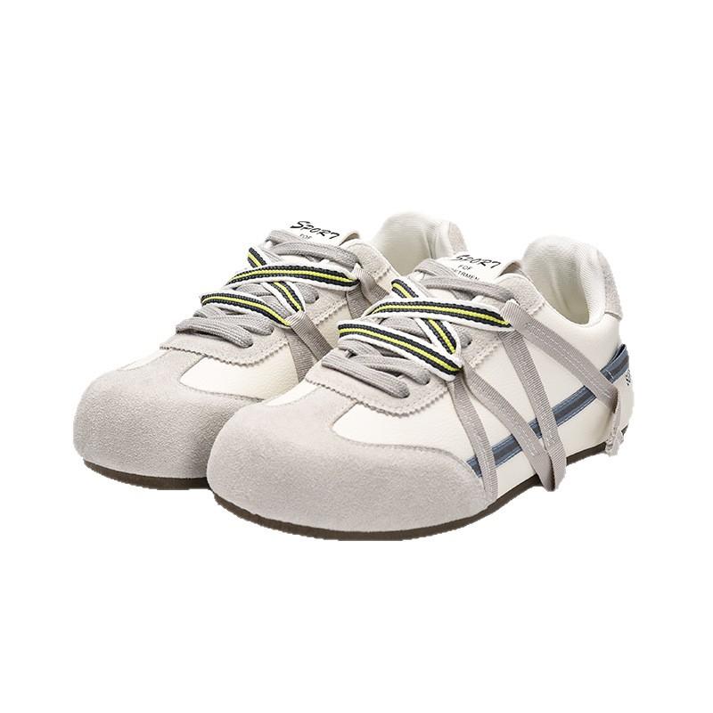 2025 лето новые ретро универсальные туфли Форреста Гампа женские дышащие на шнуровке немецкие тренировочные туфли повседневные спортивные легкие толстая подошва ins