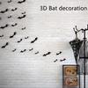 12Pcs 3D Bat Halloween Decoration PVC DIY Decor Wall Sticker Bar Party Decals Scary Bat Sticker
