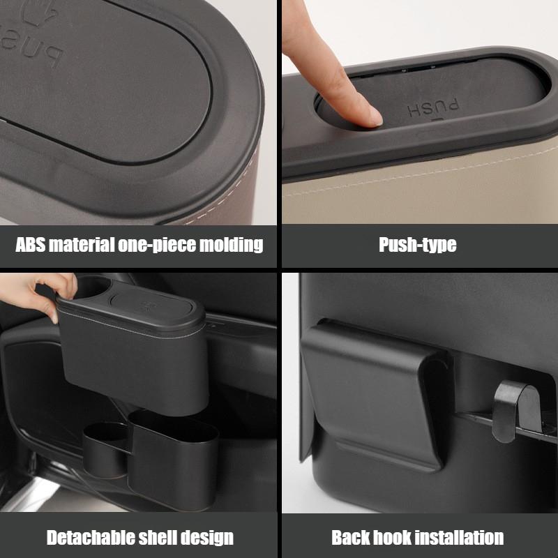 Car Interior Large Capacity Trash Can Water Proof Accessories for AMG W204 W205 W211 W212 W213 W168 C300 W203 W206 Universal