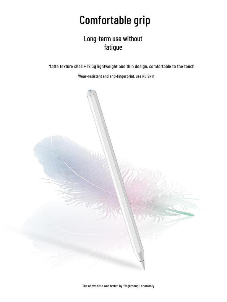 Magnetic Apple Pencil Replacement - Bluetooth Capacitive Stylus for iPad with Anti-Mistouch Feature