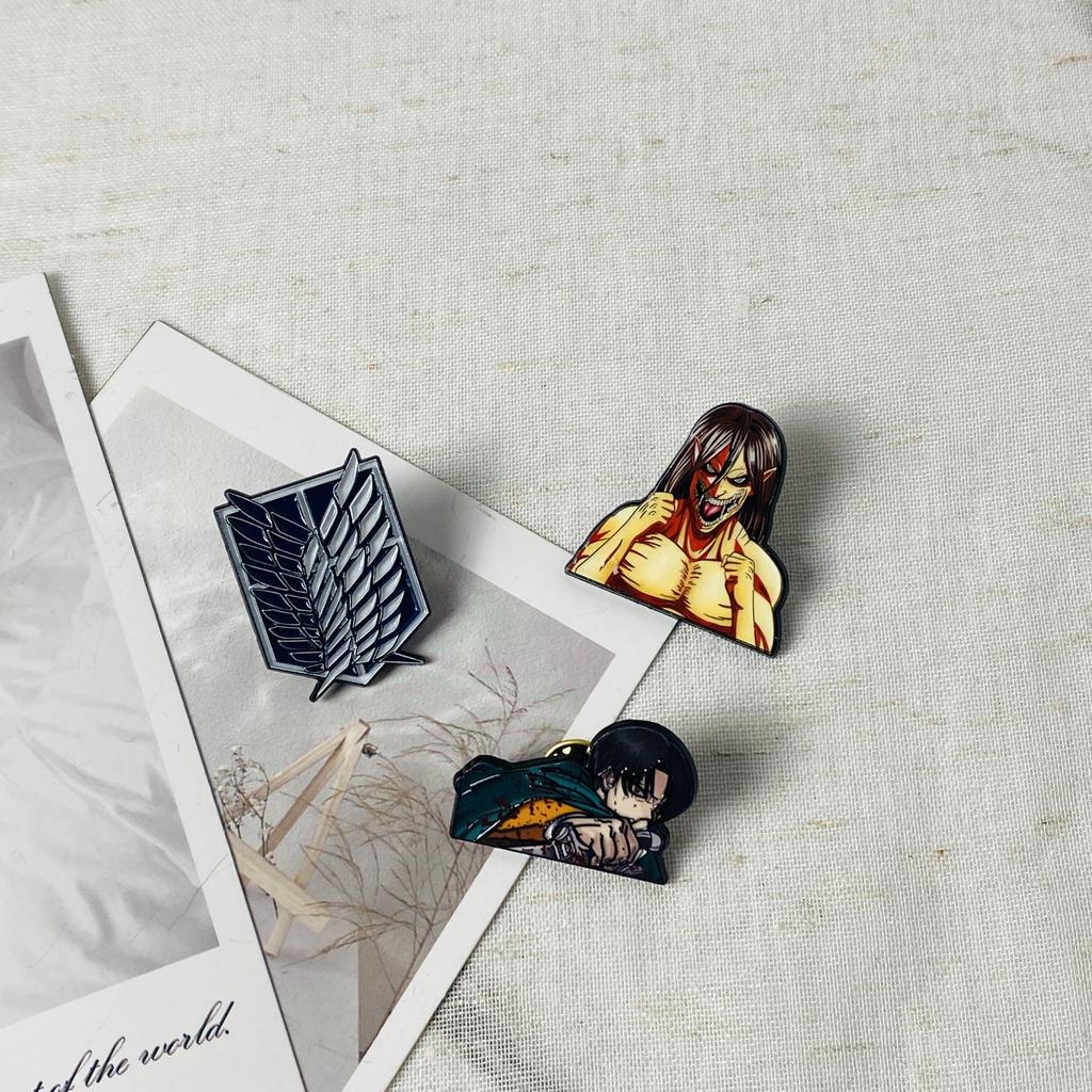 Anime pcs Enamel Pin Brooches for Women Lapel Pins Badges on Backpack Cosplay Accessories Fashion Jewelry Toys Friend Gift