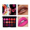 15-color Lipstick Lip Gloss Makeup Palette, Waterproof, Not Easy To Smudge, Easy To Color, Long-lasting Moisturizing Lip Gloss Palette