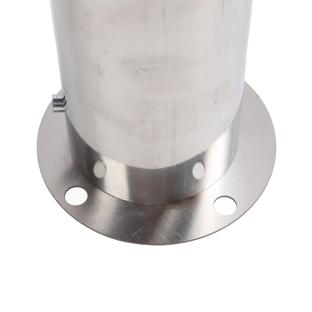 Защитный столбик из нержавеющей стали 55 см, парковочный столбик-барьер с желтой светоотражающей полосой для дороги