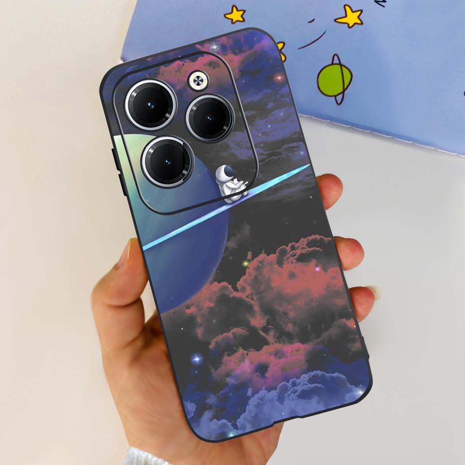 Чехол для Infinix Hot 40 Pro X6837 Милый Модный Чехол Мягкий Силиконовый Чехол для Телефона Для Infinix Hot 40i Hot40 Pro Hot40i Чехлы Бампер
