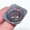 Natural Dragon Blood Gemstone Handmade 925 Sterling Silver Ring Size 7 V4L71