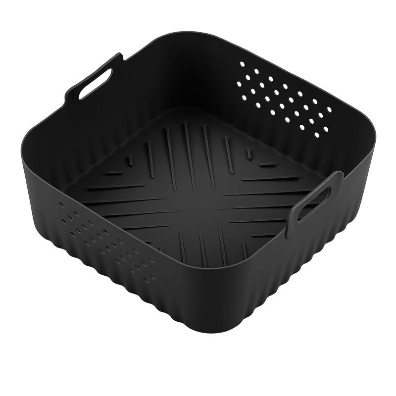 22.5cm Silicone Air Fryer Liners Reusable Non-Stick Basket for Ninja AF181 AF180 AF141 AF140 Other 5-8QT Air Fryer Accessories