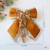 Soft Velvety Fabric Bowknot Christmas Tree Ornament For Mantels Wedding Festival Celebration Decoration