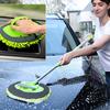 Car Wash Brush Mop with 47.5 Long Handle Kit for Washing Details Cleaning Tools Car Truck SUV RV Trailer Sponge Dust Collector Gloves Don't Hurt Paint