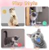 Игрушки для кошек, интерактивная обучающая игрушка для питомца, котенок, креативные мини-стрелялки, игры с оружием, эластичные плюшевые игрушки-мячи, товары для животных