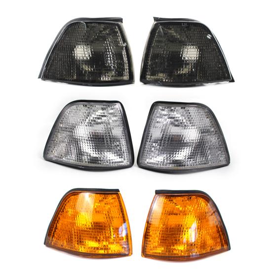 2Pcs Corner Light ABS Fine Workmanship Replacement Housing Left Right Turn Signal